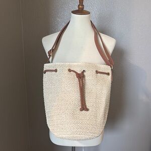Montce straw bag NWT